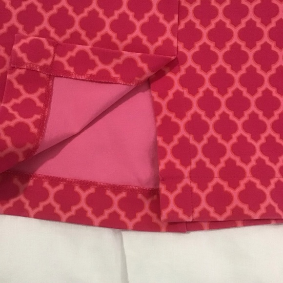 Lands’ End Ponte Sheath Pink Magenta Sleeveless Dress 2 Pockets, Size 16 - Picture 7 of 15